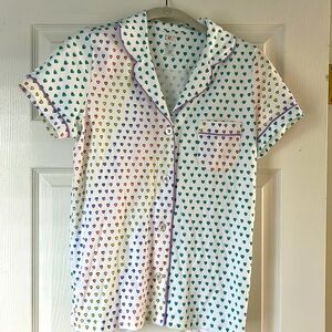 Roller rabbit pajamas, disco hearts, polo SET